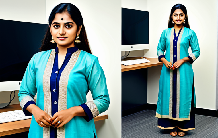 **

"A confident Bengali woman, a software engineer, in a modern office, wearing a traditional yet professional salwar kameez, fully clothed, appropriate attire, safe for work, perfect anatomy, natural proportions, family-friendly, high-quality digital art."

**